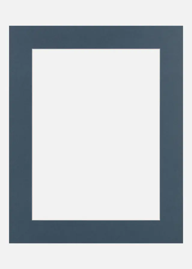 Passepartout Blue Monday (Valkoinen keskus) 15x20 cm (9x14)