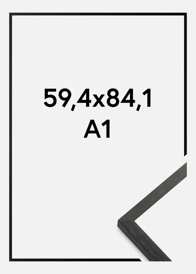 Kehys Chair Musta 59,4x84,1 cm (A1)