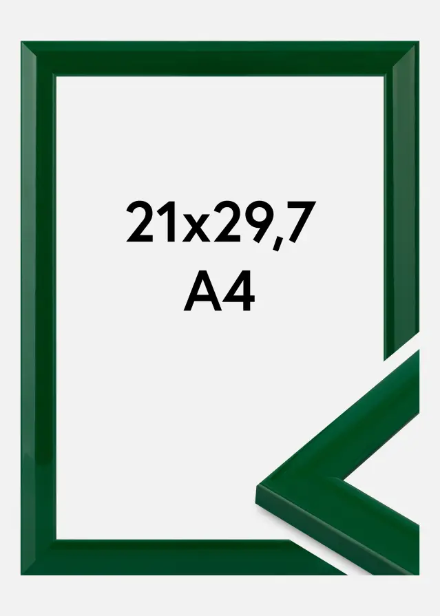 Kehys Dorset Akryylilasi Vihreä 21x29,7 cm (A4)