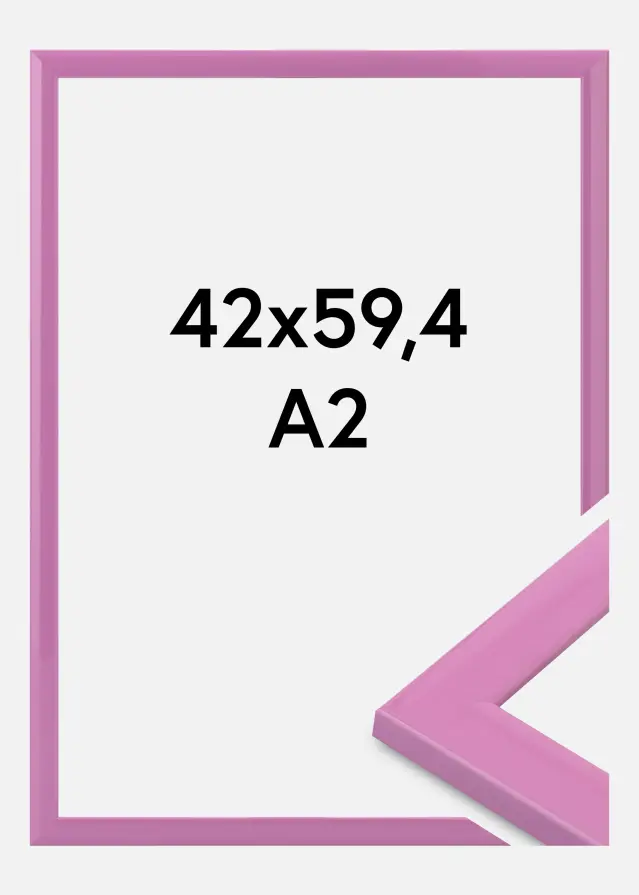 Kehys Dorset Akryylilasi Vaaleanpunainen 42x59,4 cm (A2)