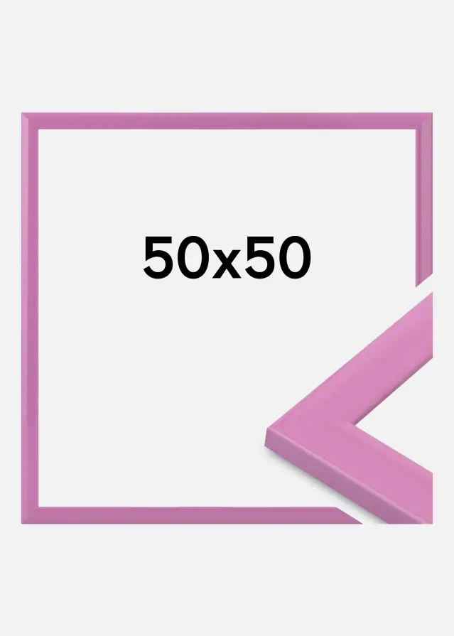 Kehys Dorset Akryylilasi Vaaleanpunainen 50x50 cm