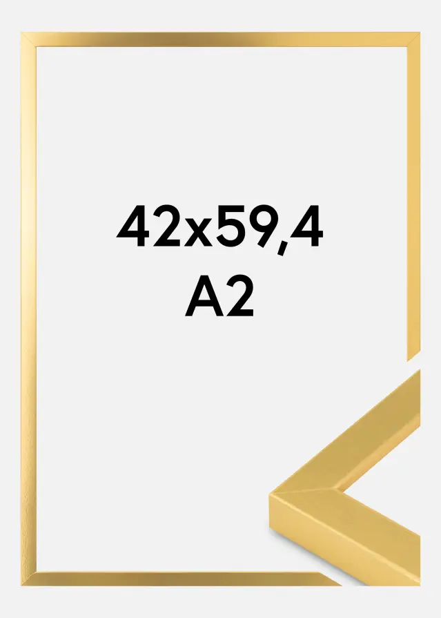 Taulunkehys Kulta Leveä 42 x 59,4 cm (A2)