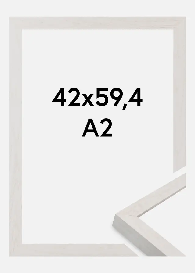 Kehys Wells Akryylilasi Valkoinen 42x59,4 cm (A2)