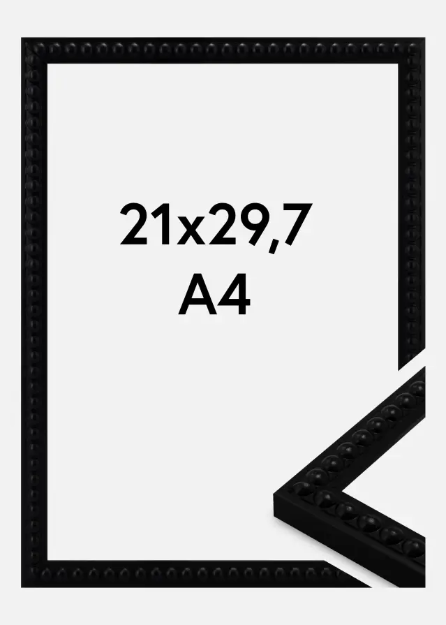 Kehys Perla Akryylilasi Musta 21x29,7 cm (A4)