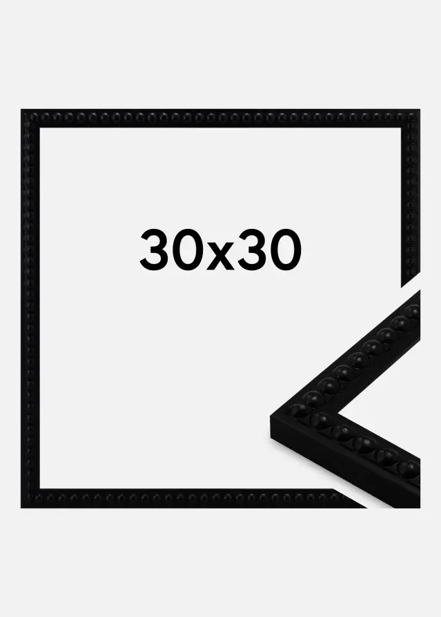 Kehys Perla Akryylilasi Musta 30x30 cm