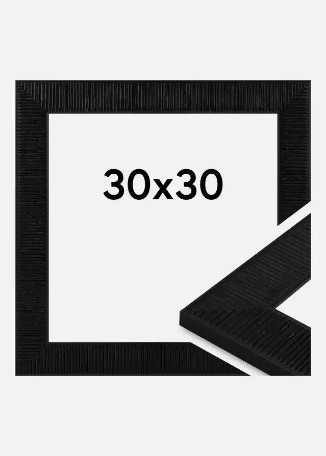 Kehys Lund Akryylilasi Musta 30x30 cm