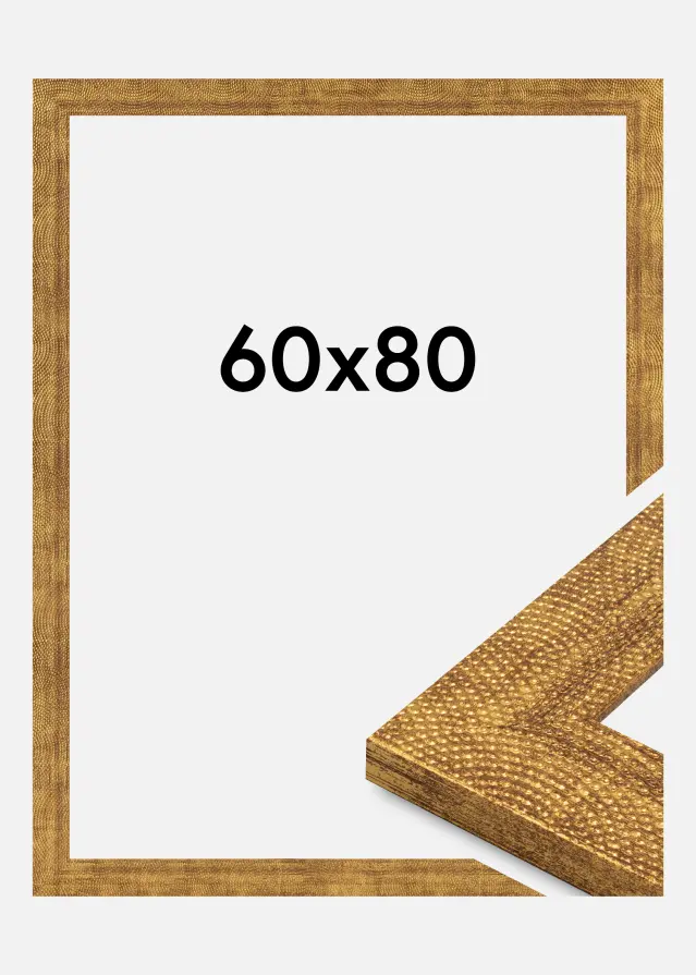Kehys Linea Akryylilasi Kulta 60x80 cm