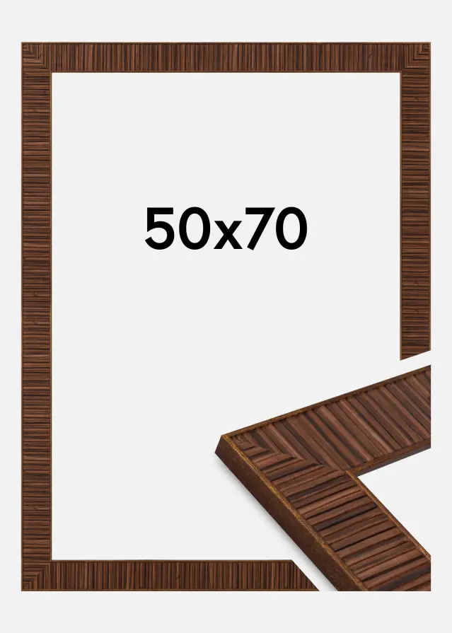 Kehys Agust Akryylilasi Rosewood 50x70 cm