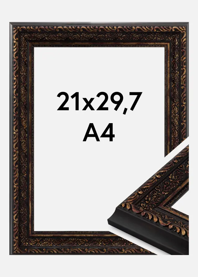 Kehys Imperial Akryylilasi Kulta 21x29.7 cm (A4)