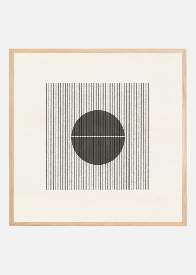 Line and Circle Harmony Juliste