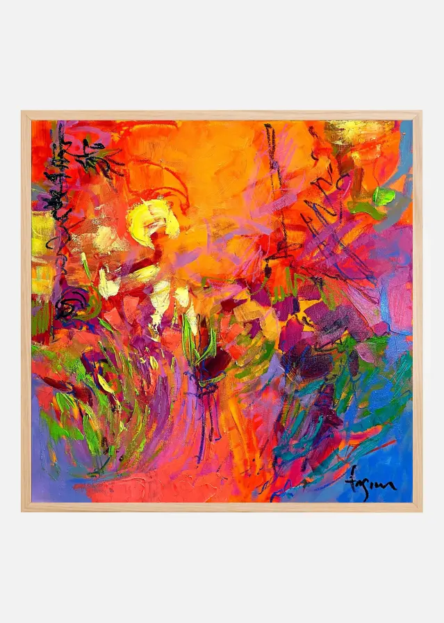 Vivid Sunburst Juliste