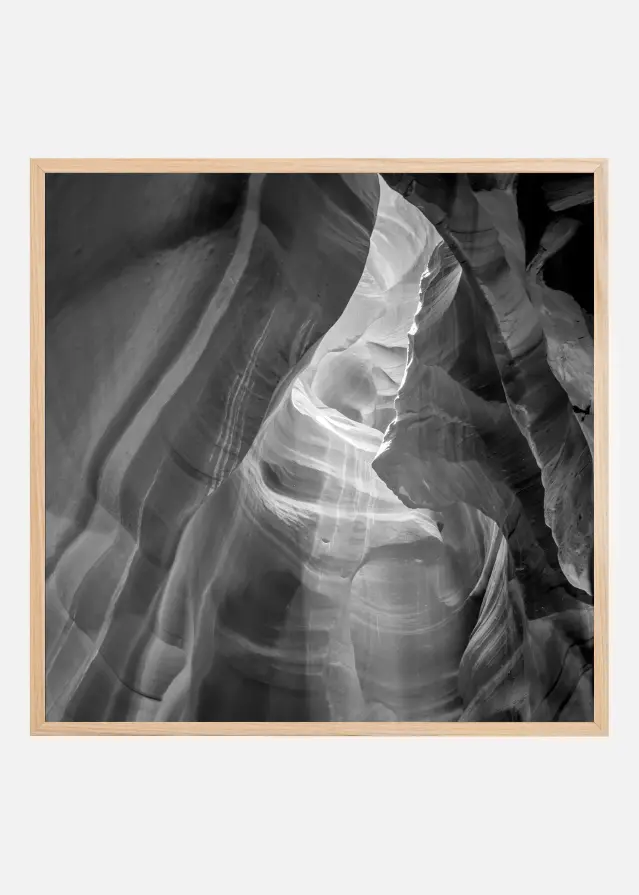 MONOCHROME ANTELOPE CANYON Daylight Juliste