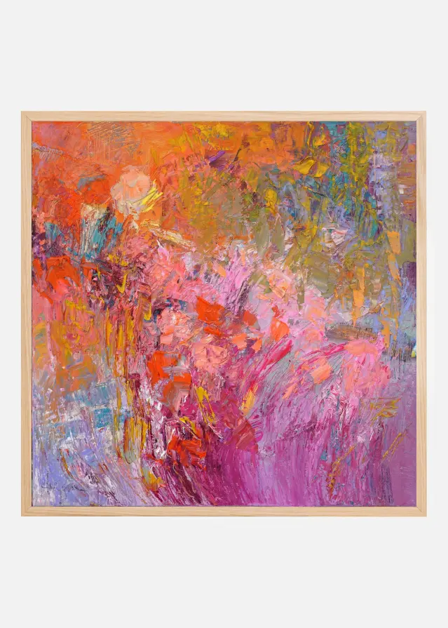 New Morning In Rose Garden Juliste