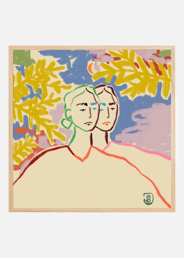 Gemeni Zodiac Juliste