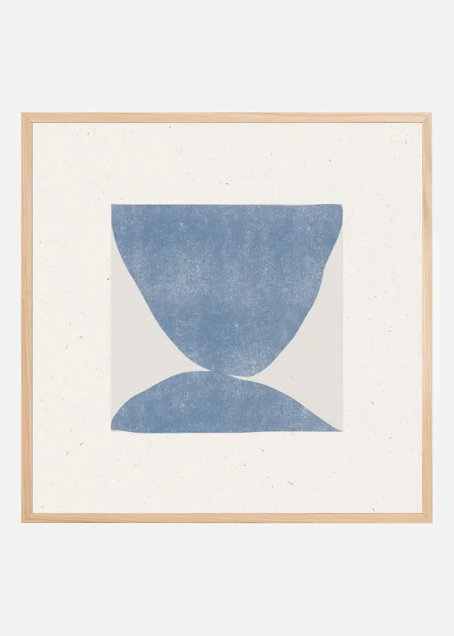 Blue Symmetry Juliste