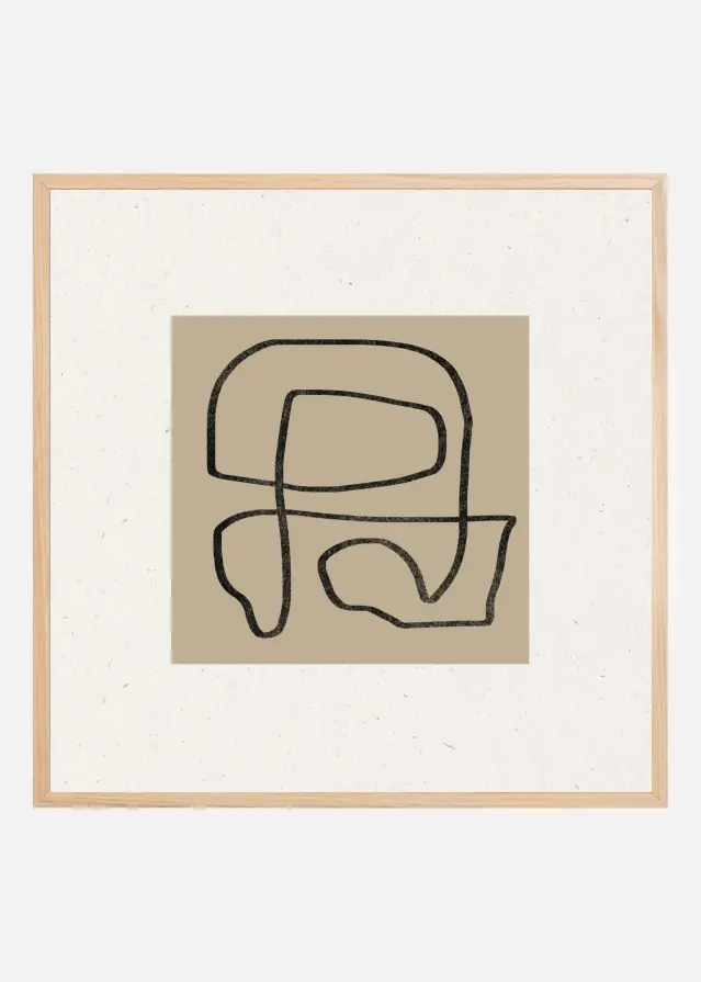 Curved Labyrinth Juliste