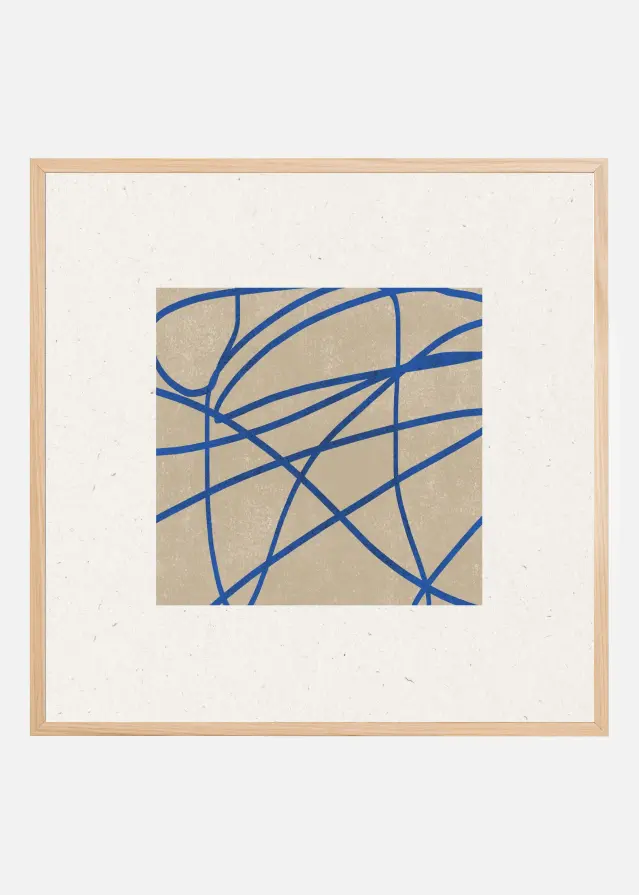 Blue Web Dance Juliste