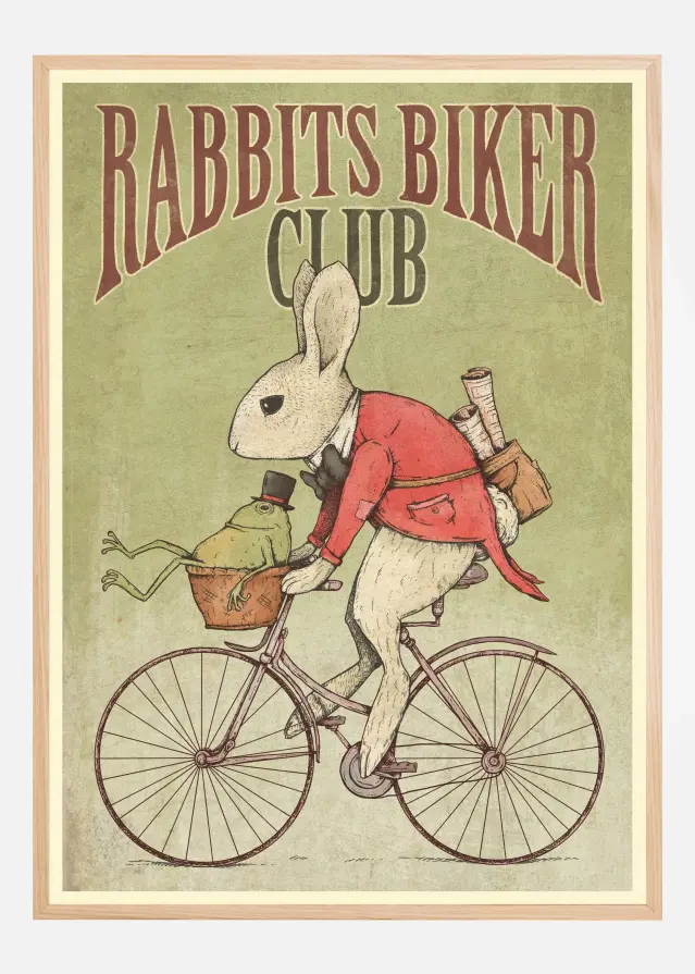 Rabbits Biker Club Juliste