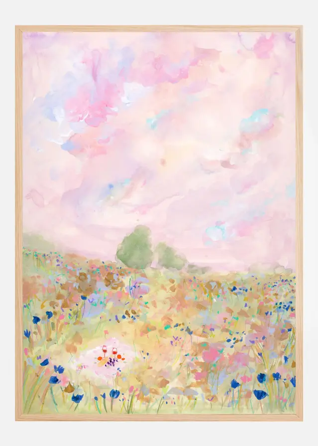 Pastel Meadow Bliss Juliste