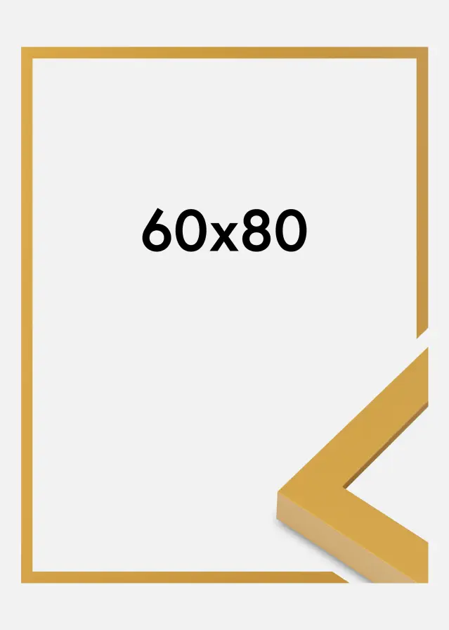 Kehys Selection Akryylilasi Pineapple Yellow 60x80 cm