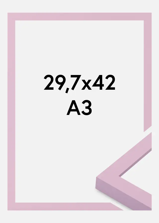 Kehys Selection Akryylilasi Pink 29.7x42 cm (A3)