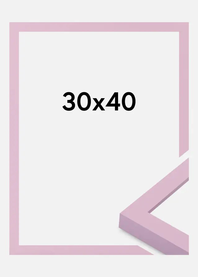 Kehys Selection Akryylilasi Pink 30x40 cm