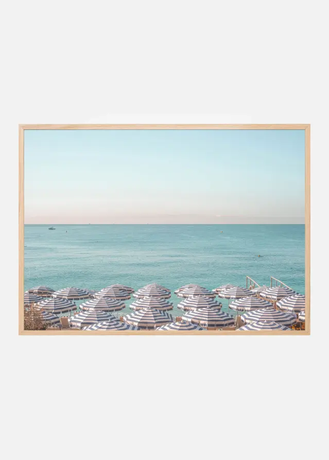 Riviera Beach Umbrellas Juliste