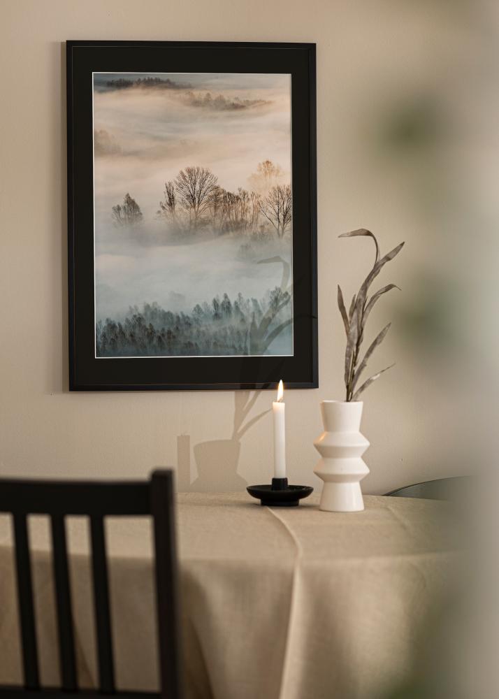 Kehys Edsbyn Musta 40x40 cm - Paspatuuri Musta 10x10 tuumaa