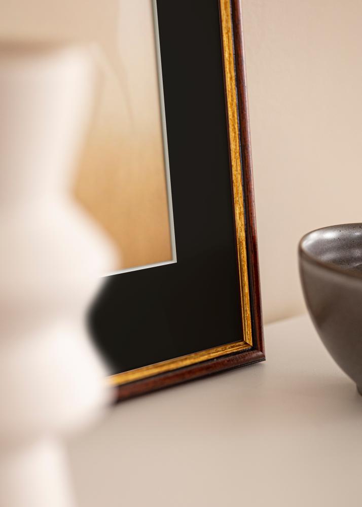 Kehys Horndal Ruskea 50x60 cm - Paspatuuri Musta 40x50 cm