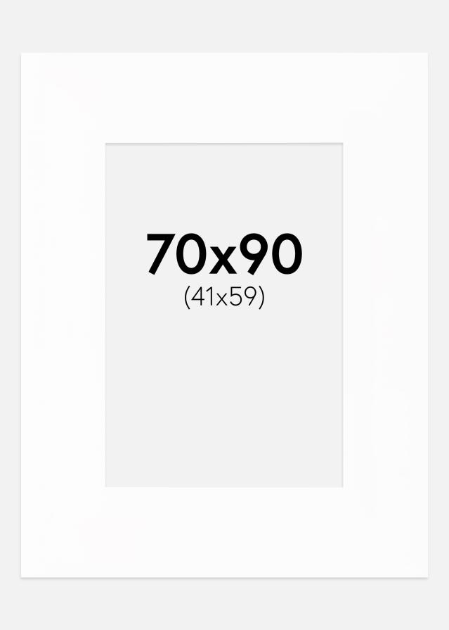 Paspatuuri Canson Valkoinen (Valkoinen keskus) 70x90 cm (41x69)