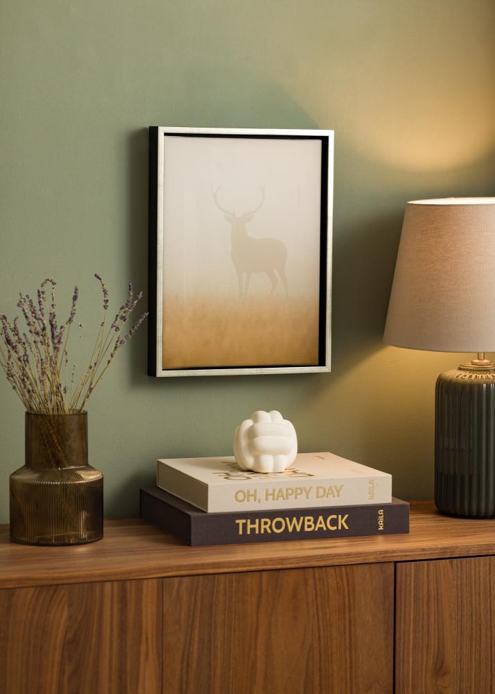 Kehys Ra Canvaskehys Musta/Hopea - Vapaavalintainen Koko