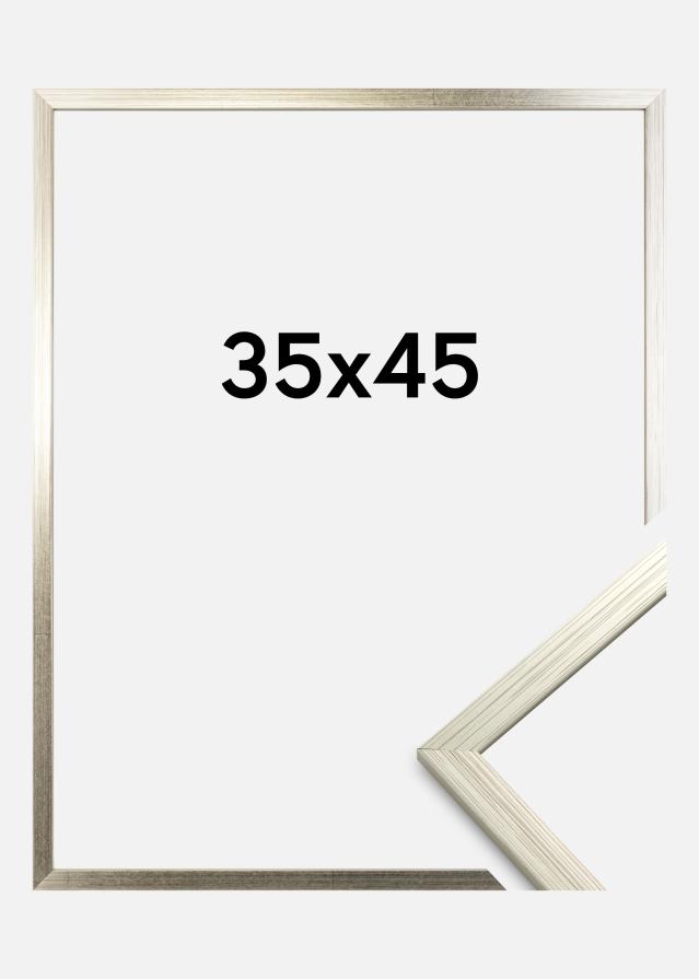 Kehys Edsbyn Hopeanvärinen 35x45 cm