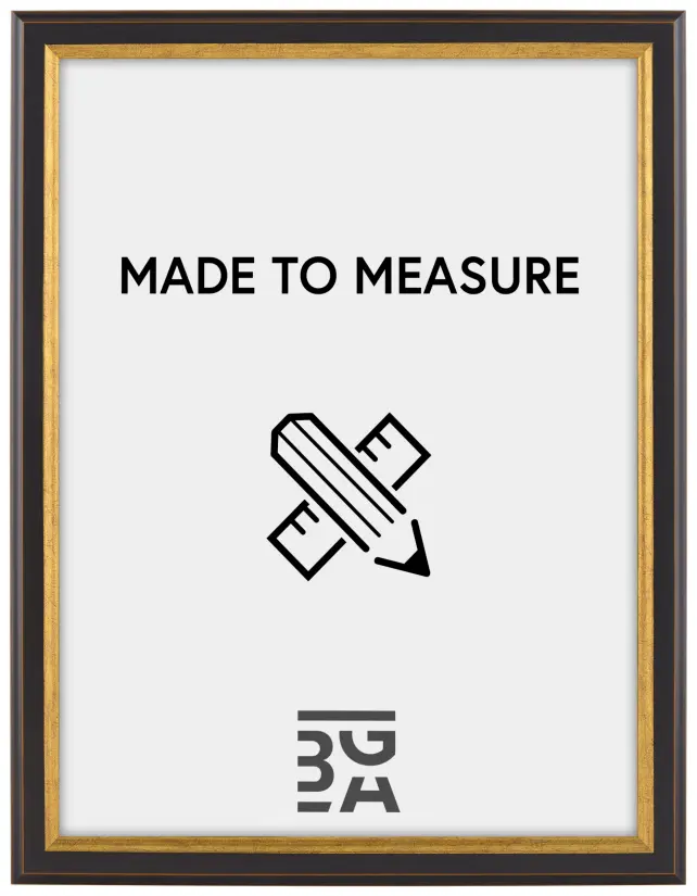 Kehys Nyhyttan Ruskea / Kultainen - Omat mitat