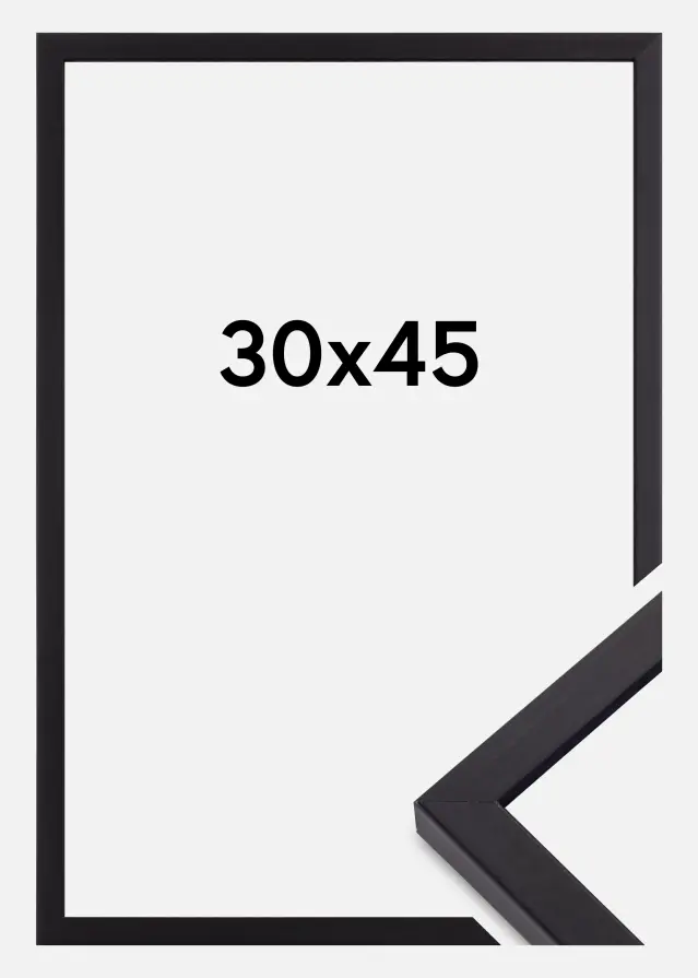 Valokuvakehys Torrance Matta heijastamaton lasi Musta 30x45 cm