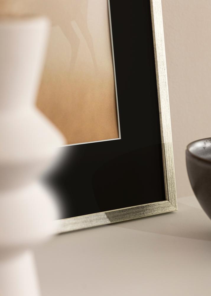 Kehys Galant Hopea 40x50 cm - Paspatuuri Musta 12x16 tuumaa