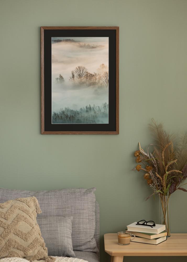 Kehys Fiorito Tumma Tammi 40x60 cm - Paspatuuri Musta 25x50 cm