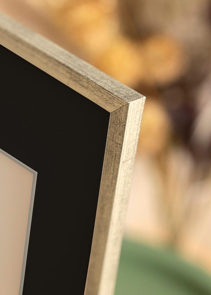 Kehys Galant Hopea 40x50 cm - Paspatuuri Musta 12x16 tuumaa