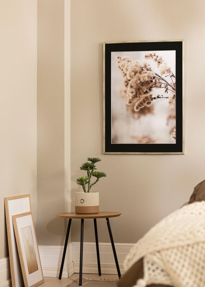 Kehys Galant Hopea 40x50 cm - Paspatuuri Musta 12x16 tuumaa