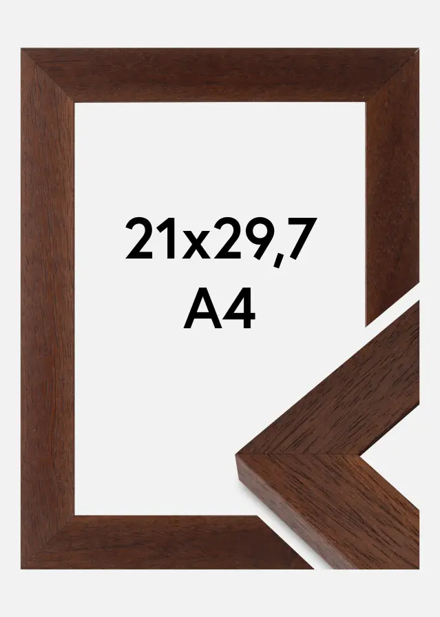 Kehys Juno Akryylilasi Tiikki 21x29,7 cm (A4)
