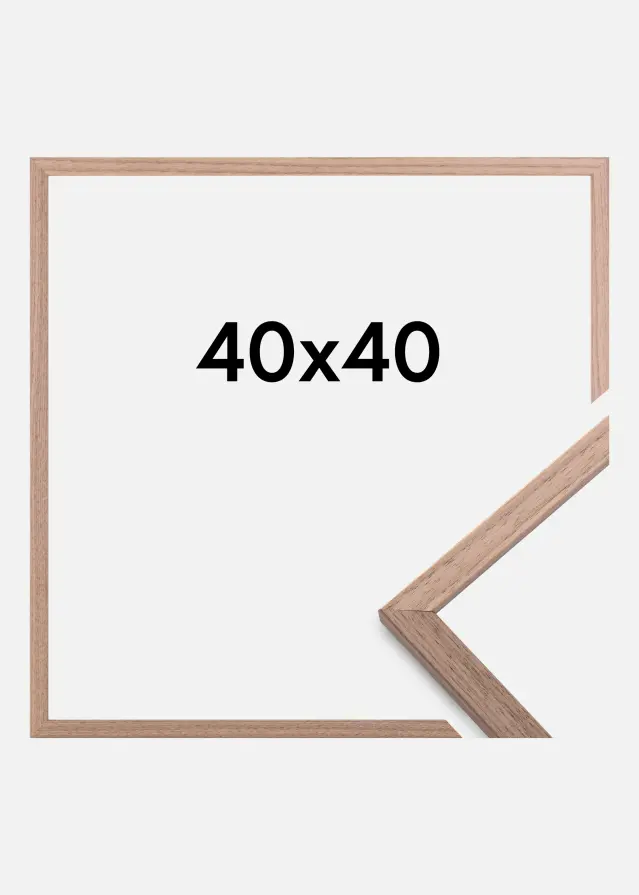 Kehys Edsbyn Akryylilasi Vaalea Saksanpähkinä 40x40 cm