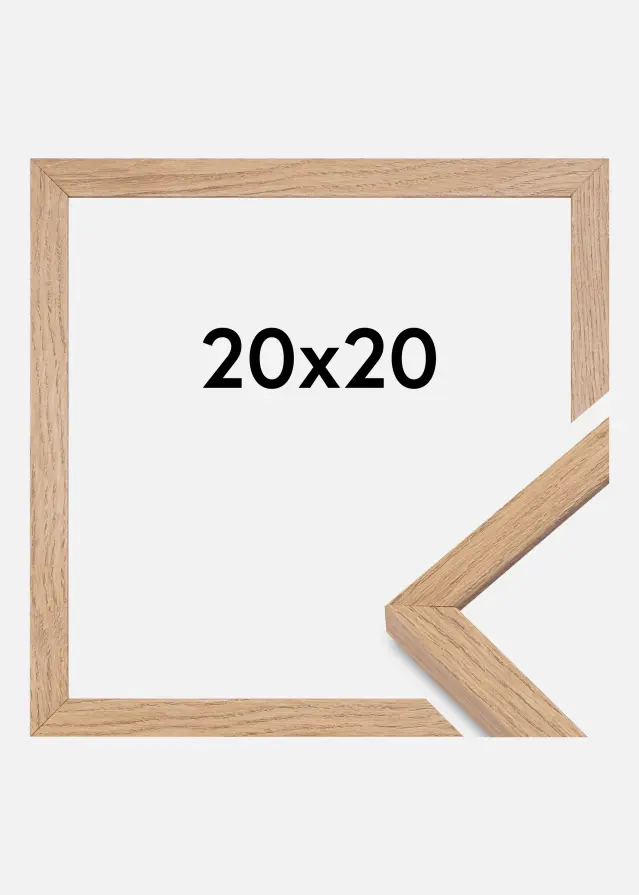 Valokuvakehys Montgomery Matta heijastamaton lasi Tammi 20x20 cm