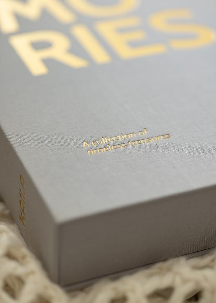 KAILA MEMORIES Grey XL - Coffee Table Album - 60 Kuvalle Koossa 11x15 cm