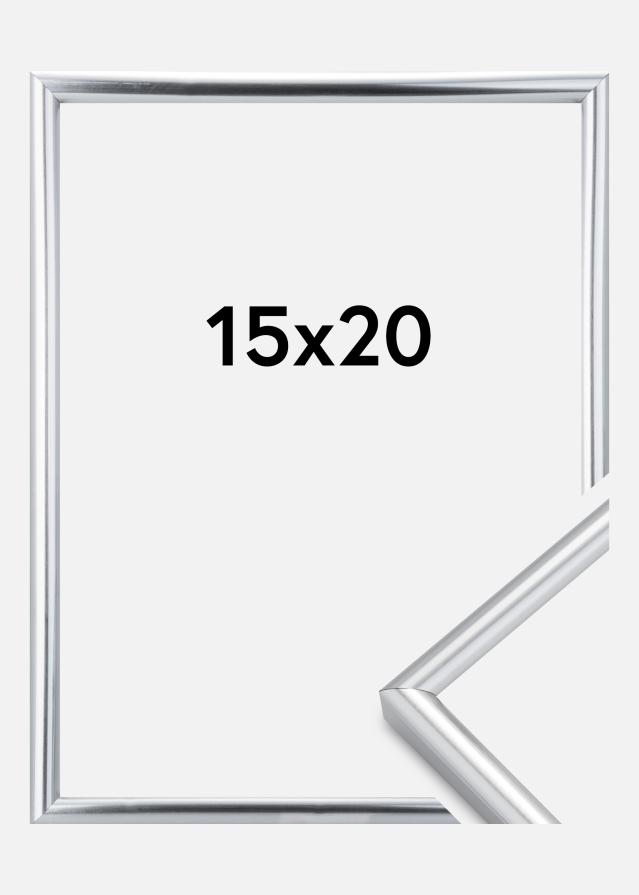 Kehys Galeria Hopeanvärinen 15x20 cm