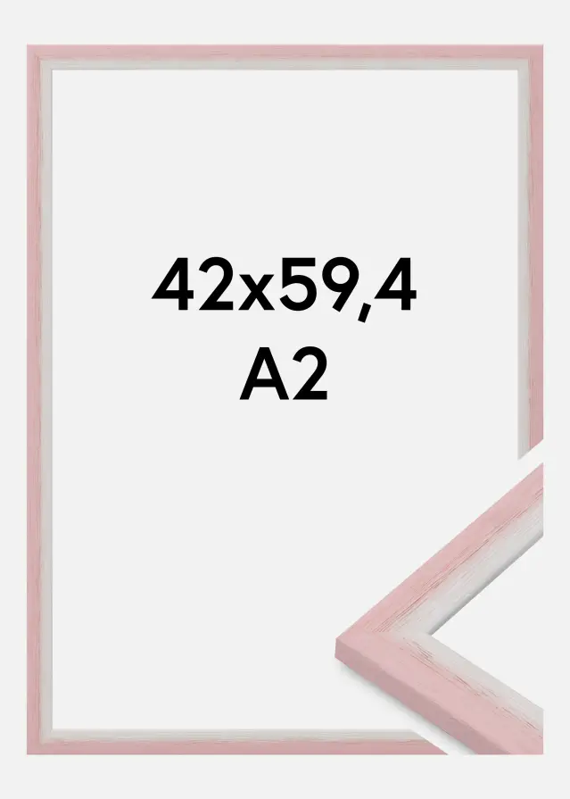 Kehys Cornwall Akryylilasi Vaaleanpunainen 42x59,4 cm (A2)