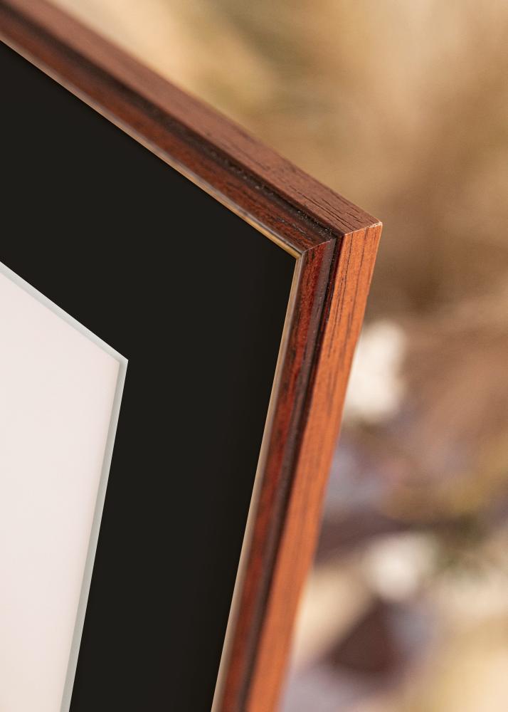 Kehys Horndal Ruskea 50x60 cm - Paspatuuri Musta 40x50 cm