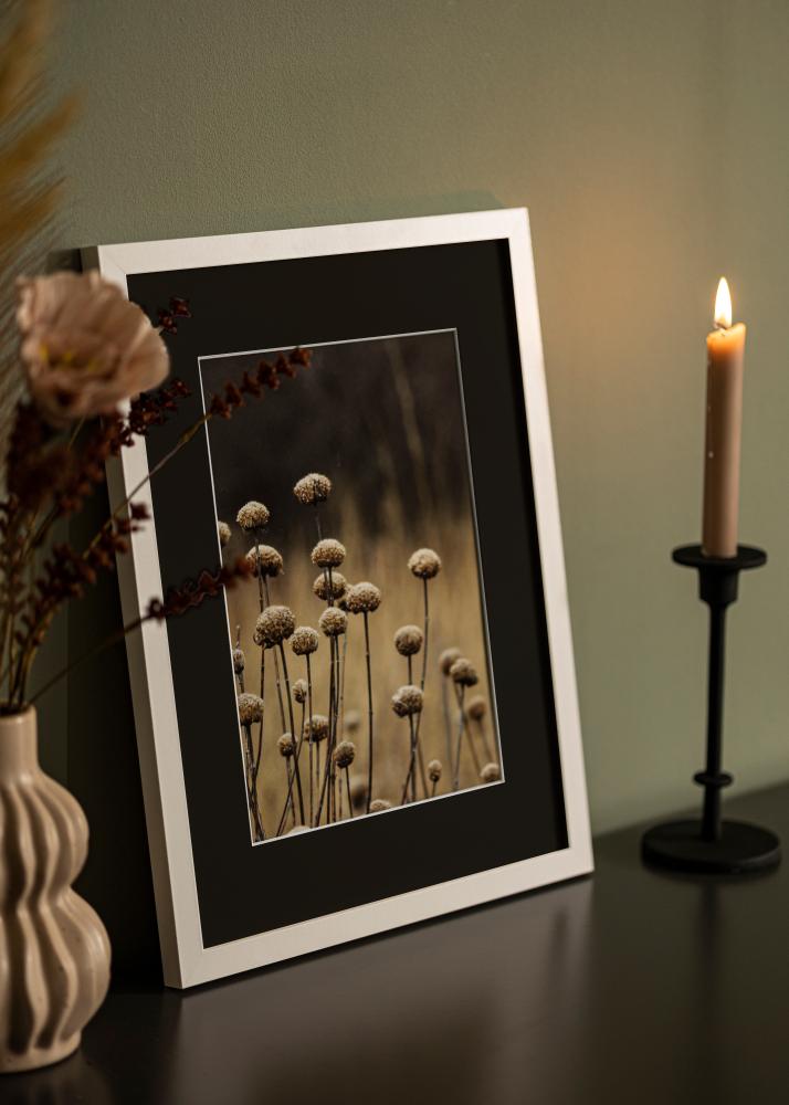 Kehys Selection Valkoinen 70x100 cm - Passepartout Musta 62x93 cm