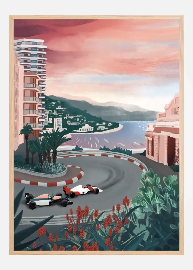 Monaco Circuit Juliste