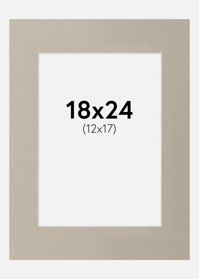 Paspatuurit Helmenharmaa 18x24 cm (12x17)