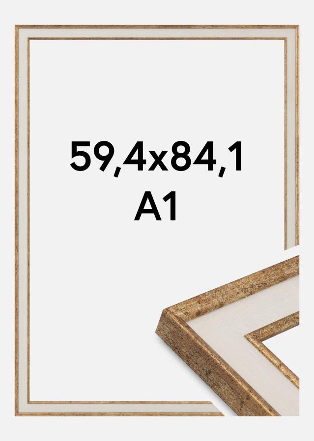 Kehys Dolly Akryylilasi Kulta 59.4x84 cm (A1)