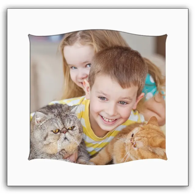 Paspatuuri Valkoinen Koristeellinen 40x40 cm (29x29)